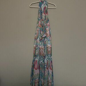 NY&Co, Petite, XS, Maxi, Paisley, Tiered Dress